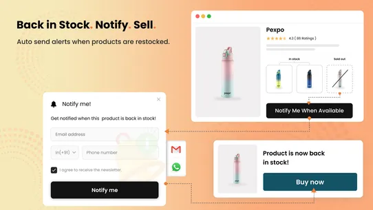 SB Coming Soon ‑ Back In Stock screenshot