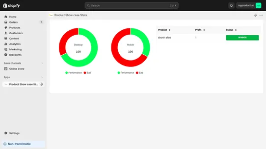 ProductPeak Analyzer screenshot