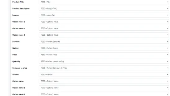 Products import Wizard Pro screenshot