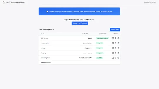 Instafeed UGC ‑ Instagram Feed screenshot