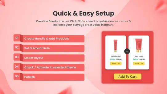 Qe: Product Bundle Builder screenshot