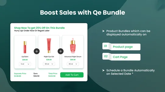 Discount Bulk Volume Quantity screenshot