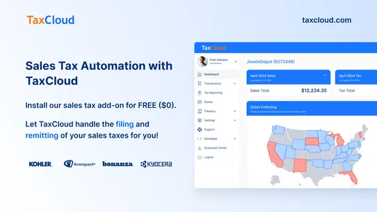 TaxCloud screenshot