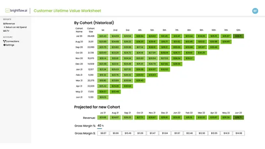 Brightflow AI Cash Forecasting screenshot