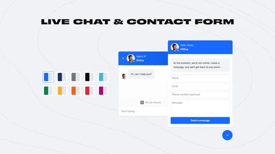 Atlasmic Live Chat &amp; Helpdesk screenshot