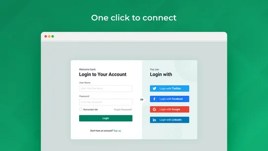 Easy Social Login screenshot