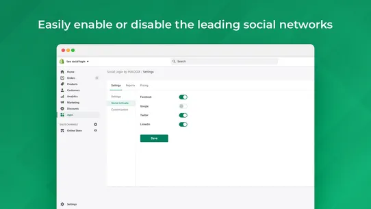 Easy Social Login screenshot