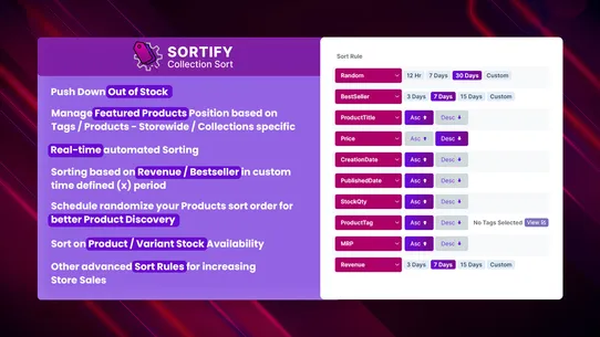 Sortify ‑ Collection Sort screenshot