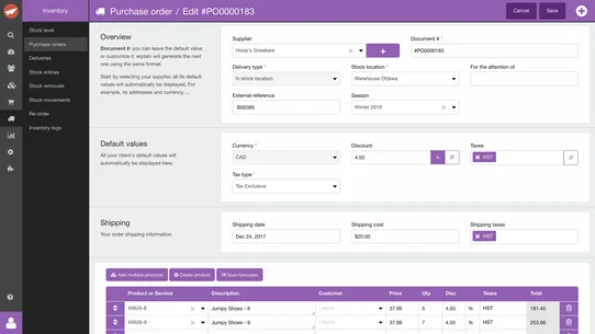 Erplain B2B Sales &amp; Inventory screenshot