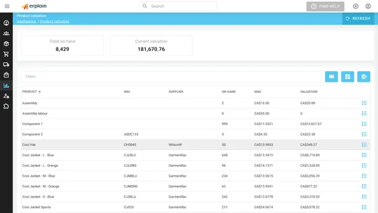 Erplain B2B Sales &amp; Inventory screenshot