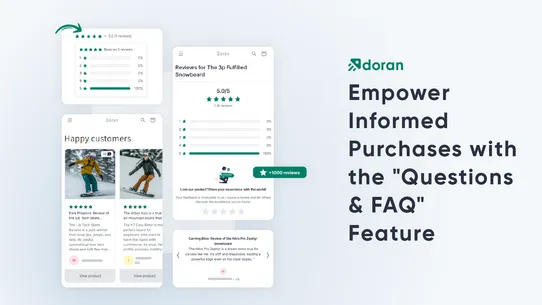 Doran Product Reviews App &amp; QA screenshot