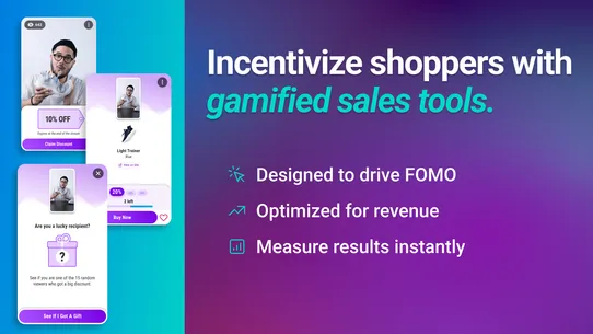 Reactive Live &amp; Shoppable Ads screenshot