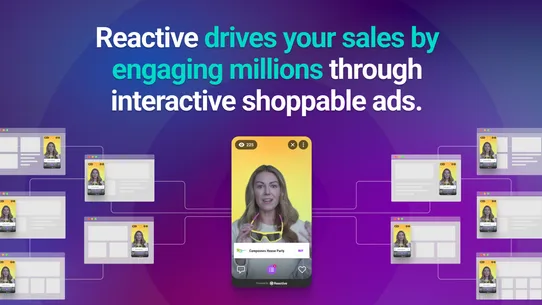 Reactive Live &amp; Shoppable Ads screenshot