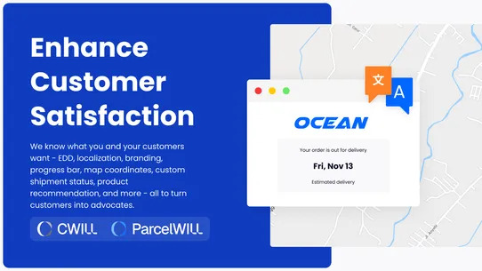 ParcelWILL Order Tracking screenshot