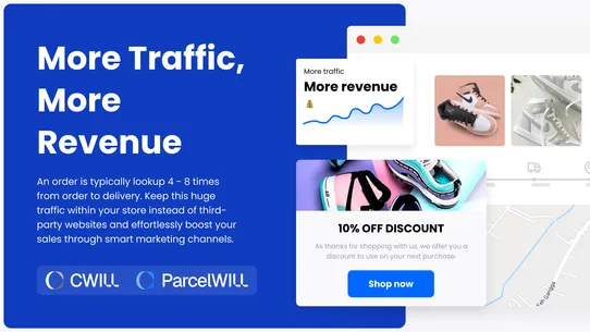 ParcelWILL Order Tracking screenshot