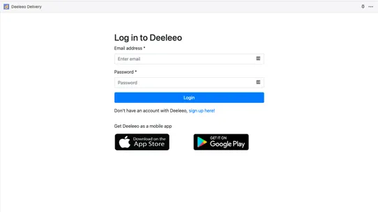 Deeleeo. Local delivery. screenshot