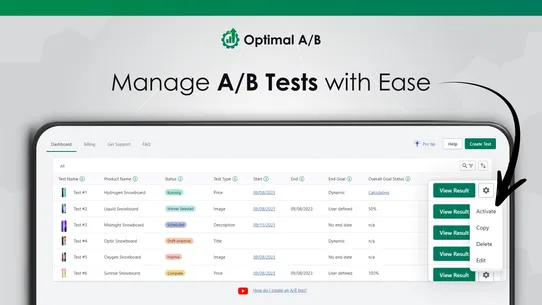 Optimal A/B Testing screenshot