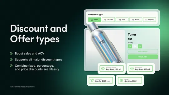 Hulk Volume Discount Bundles screenshot
