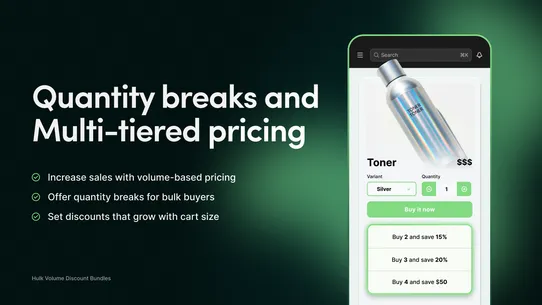 Hulk Volume Discount Bundles screenshot