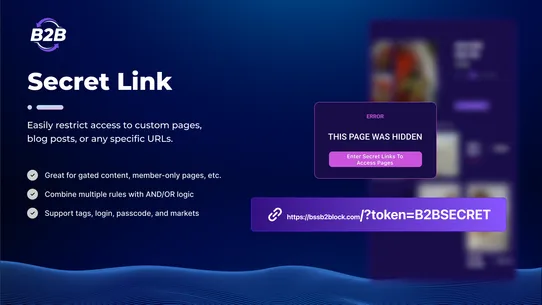 BSS B2B Lock, Login &amp; Password screenshot