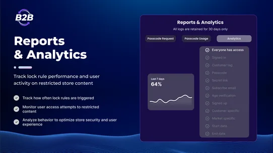 BSS B2B Lock, Login &amp; Password screenshot