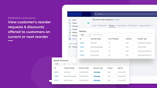 Customer Order Management screenshot