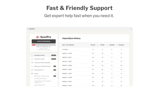 SyncPro – Locally Product Sync screenshot