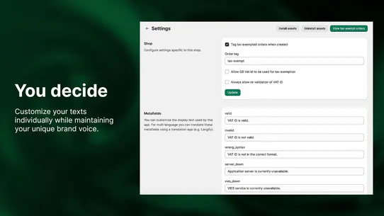 Latori Tax Exempt Manager screenshot
