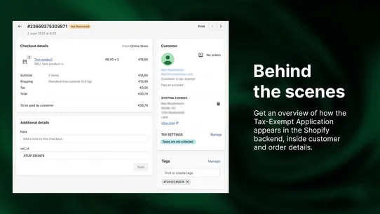 Latori Tax Exempt Manager screenshot