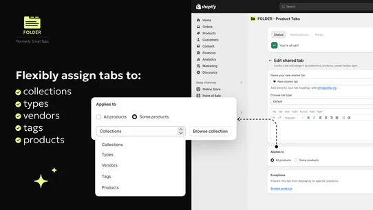 FOLDER ‑ Smart Product Tabs screenshot