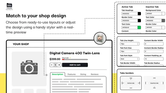 FOLDER ‑ Product Tabs screenshot