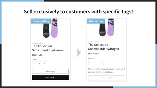 UR: Customer Tag Order Limits screenshot