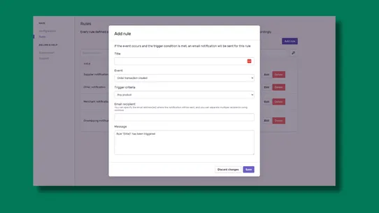 Taglio Events screenshot