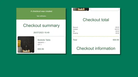 Taglio Events screenshot