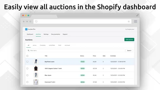 Auction Pro screenshot