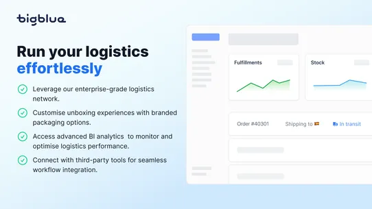 Bigblue ‑ All in one logistics screenshot