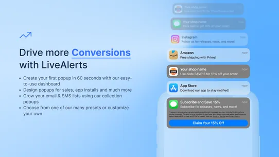 LiveAlerts iOS Inspired Popups screenshot