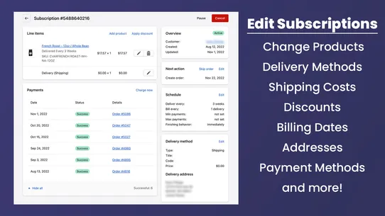 PayWhirl Subscription Payments screenshot