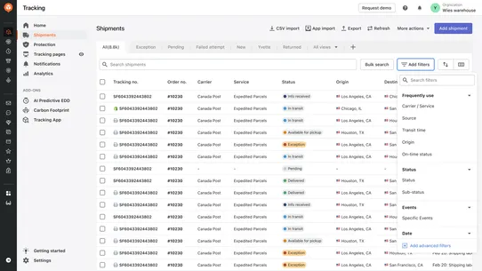 AfterShip Order Tracking screenshot