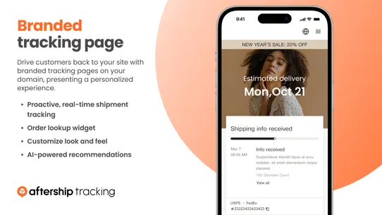 AfterShip Order Tracking screenshot