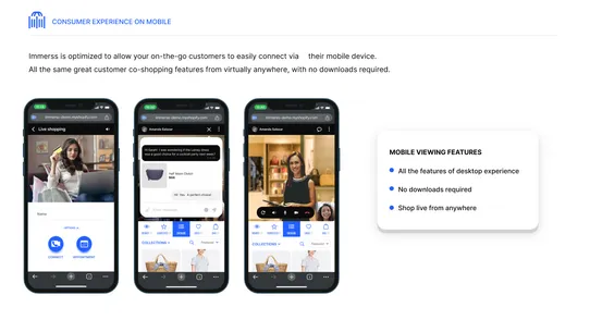Immerss Live Shopping &amp; Sales screenshot