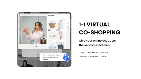 AI Live Chat &amp; Video Shopping screenshot