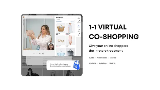 AI Live Chat &amp; Video Shopping screenshot