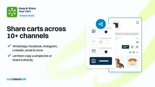 CBB Keep &amp; Share Your Cart screenshot