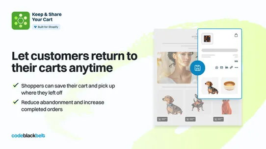 CBB Keep &amp; Share Your Cart screenshot