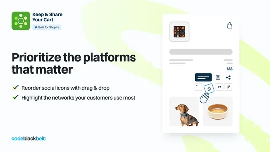 CBB Keep &amp; Share Your Cart screenshot