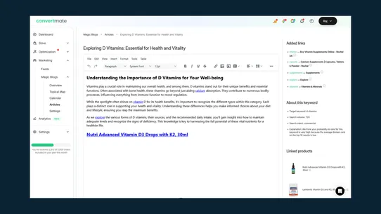 ConvertMate: SEO, Feeds &amp; CRO screenshot