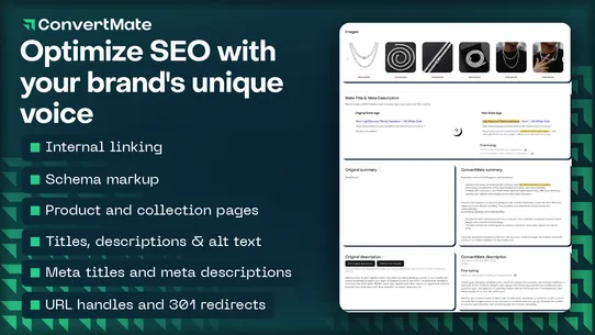 ConvertMate: AI SEO &amp; Feeds screenshot