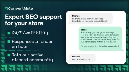 ConvertMate: AI SEO &amp; Feeds screenshot