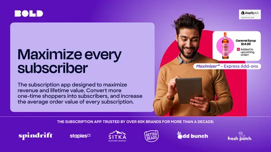 BOLD Subscriptions App screenshot